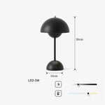 Lampe de table champignon vintage - Vignette | StyleVintage™