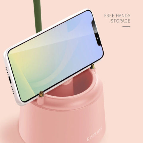 Lampe en fleur vintage téléphone