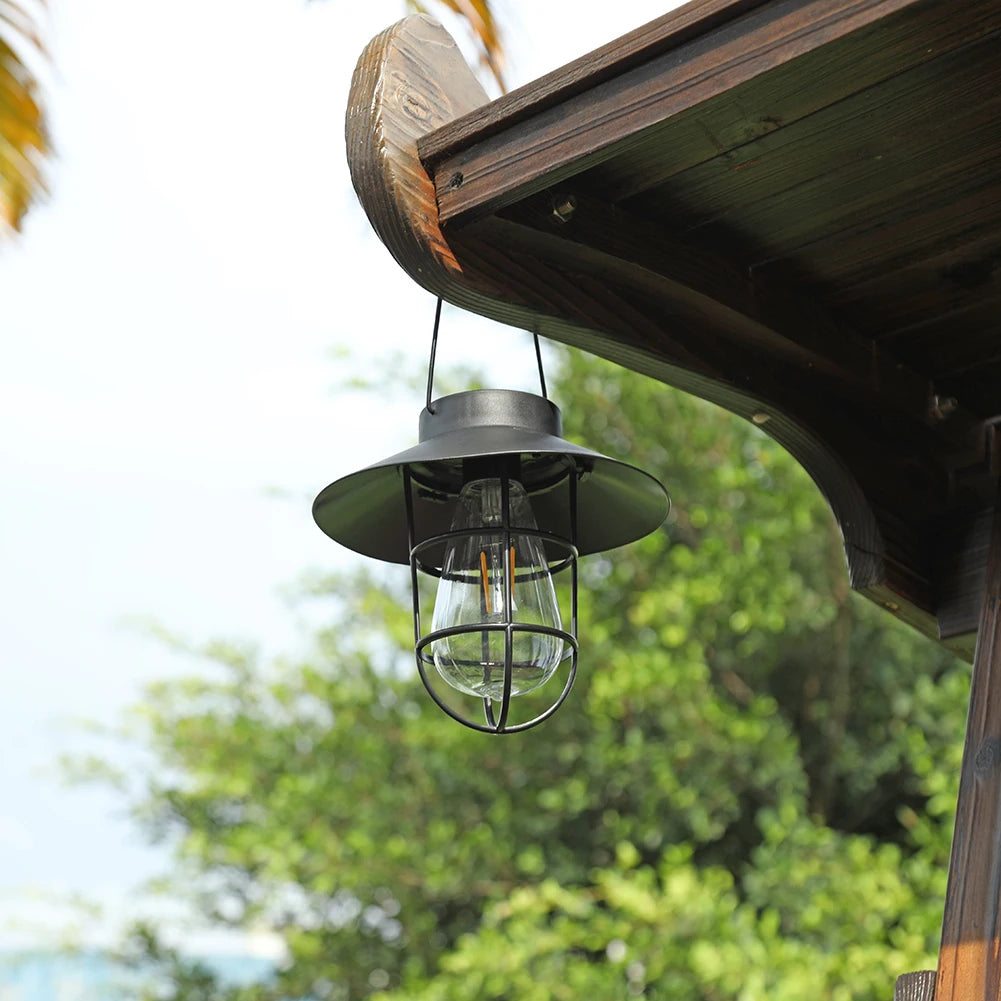 Lampe extérieur vintage noir