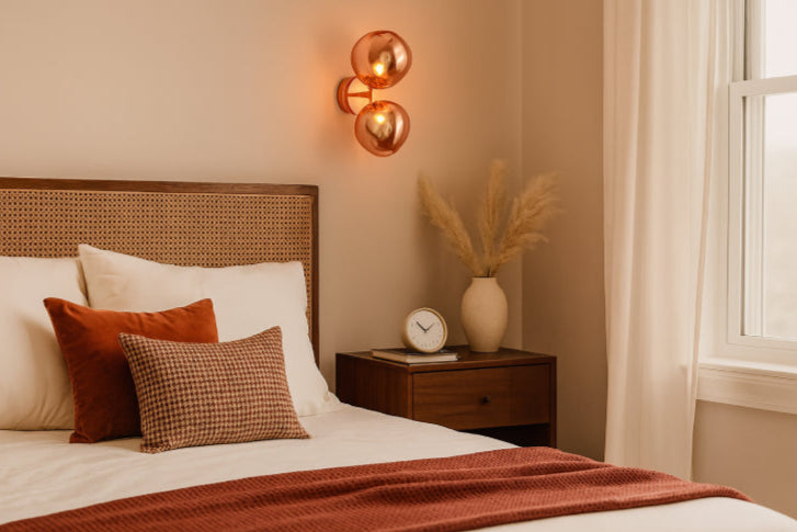 Lampe lave vintage chambre