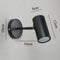 Lampe murale vintage noir