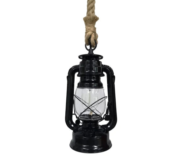 Lampe opaline vintage noir
