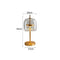Lampe verre vintage transparent