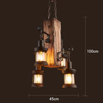 Lampes plafonnier rétro bois - Vignette | StyleVintage™