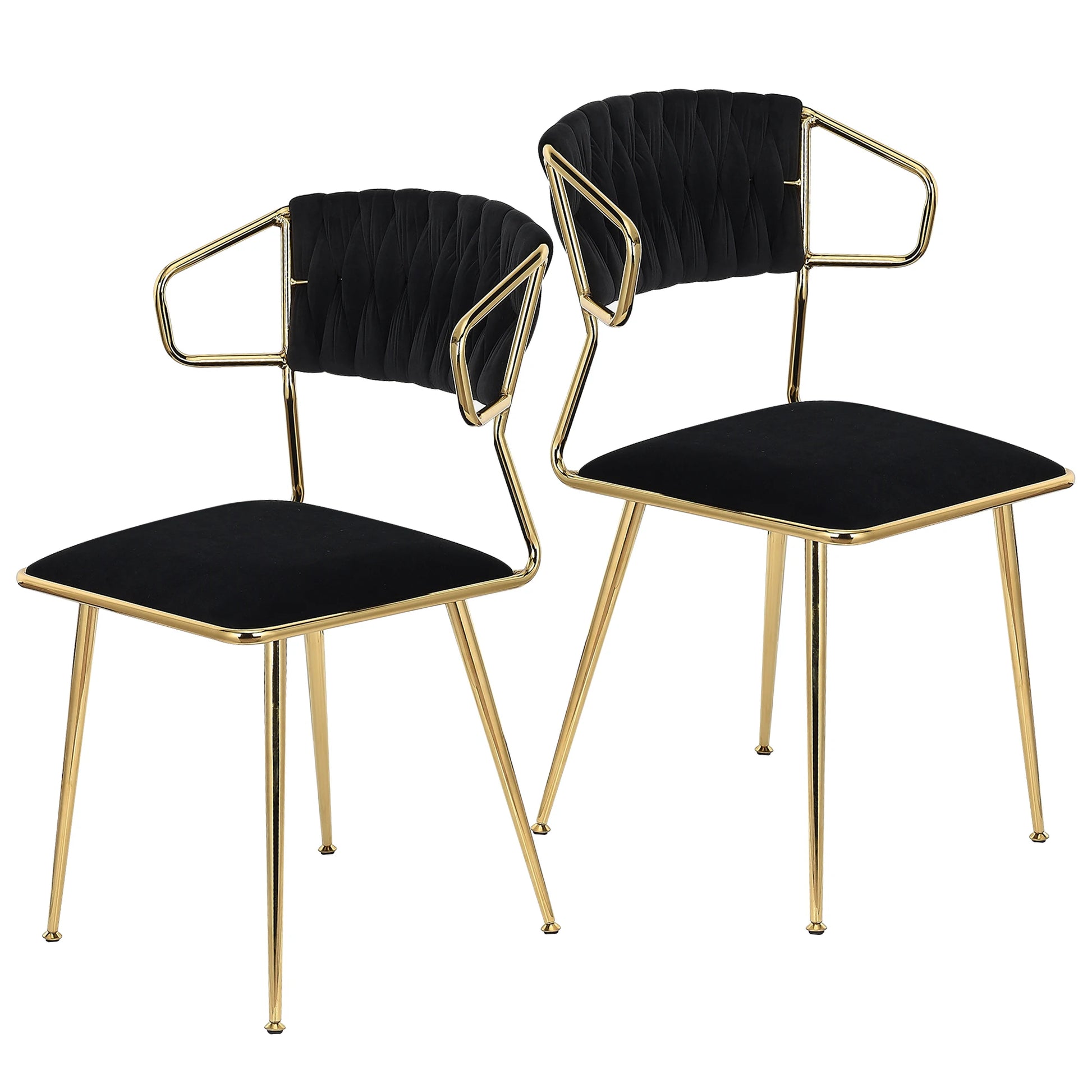 Lot de 2 chaises de salle à manger rétro