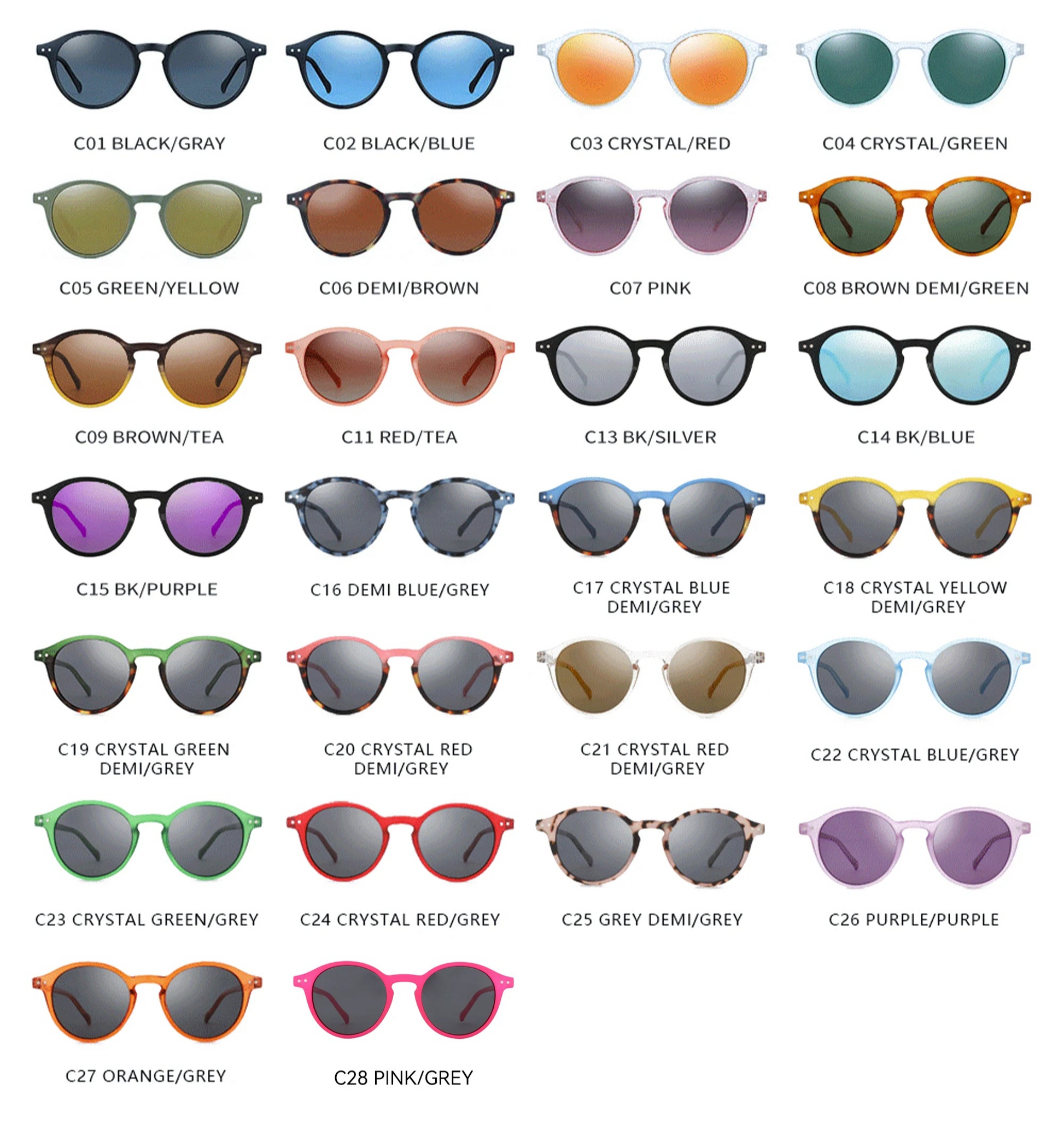 Lunettes de soleil rétro modèle