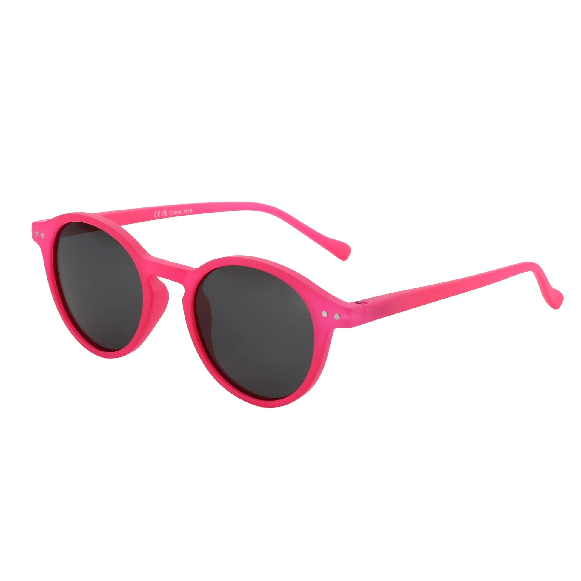 Lunettes de soleil rétro rose