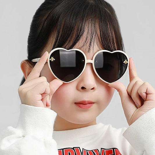 Lunettes en coeur vintage enfant