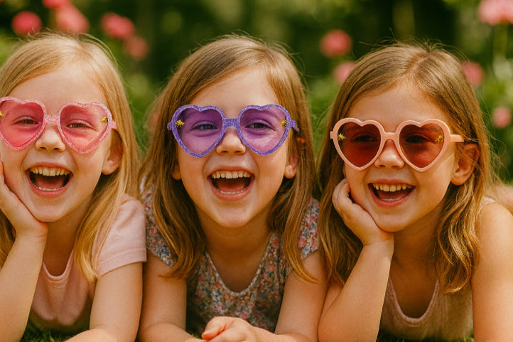 Lunettes en coeur vintage enfant fille 3