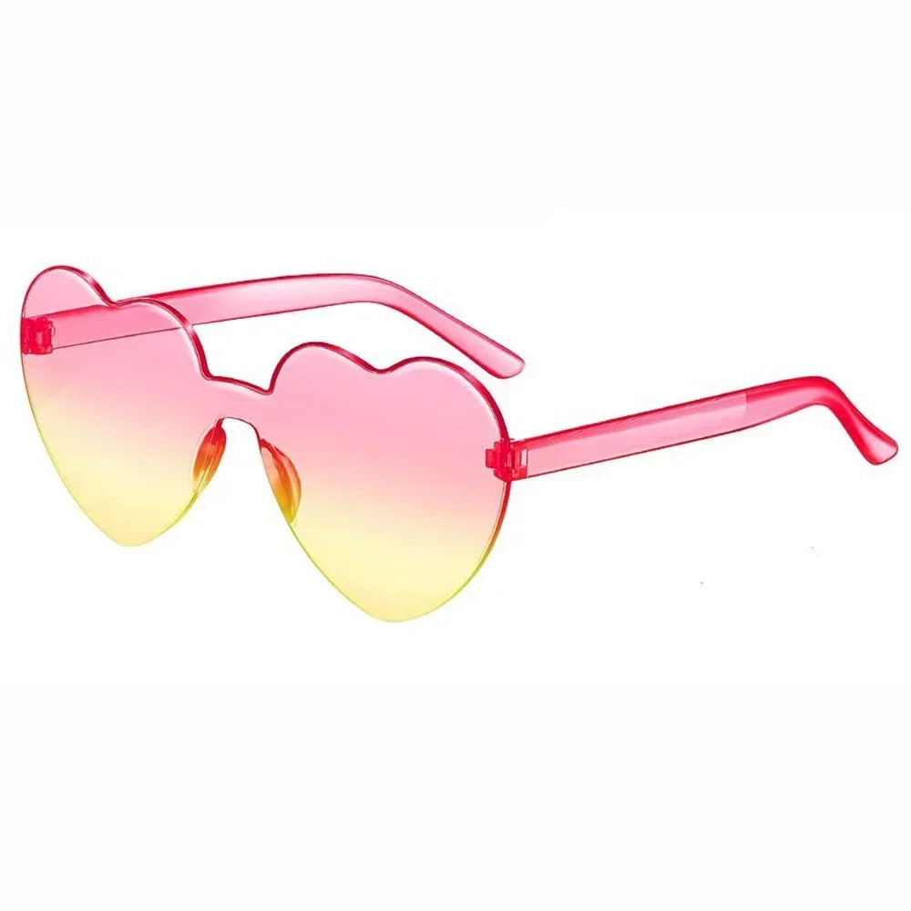 Lunettes love vintage rose jaune