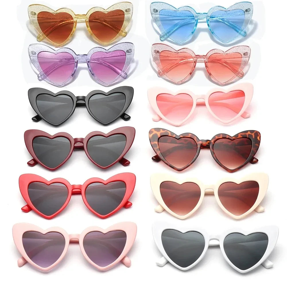 Lunettes vintage en coeur modèles