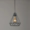 Lustre industriel vintage fond blanc