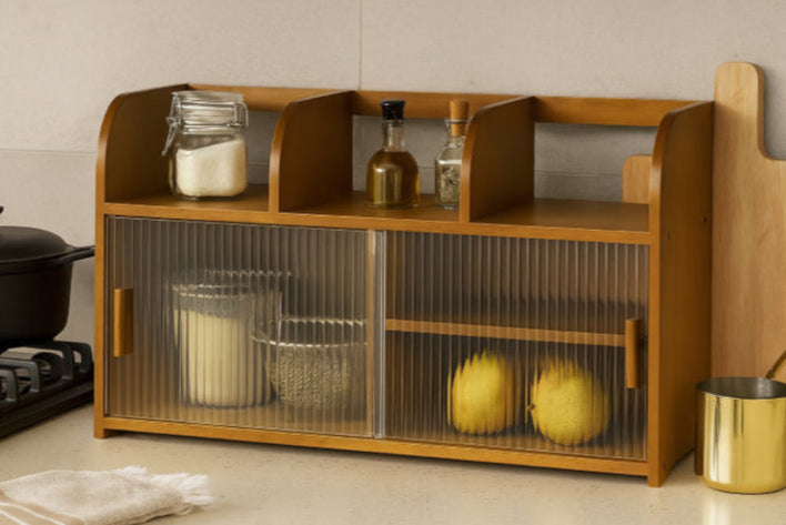 Meuble cuisine vintage sucre sel