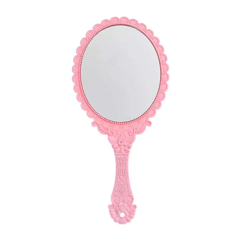 Miroir barbier vintage rose