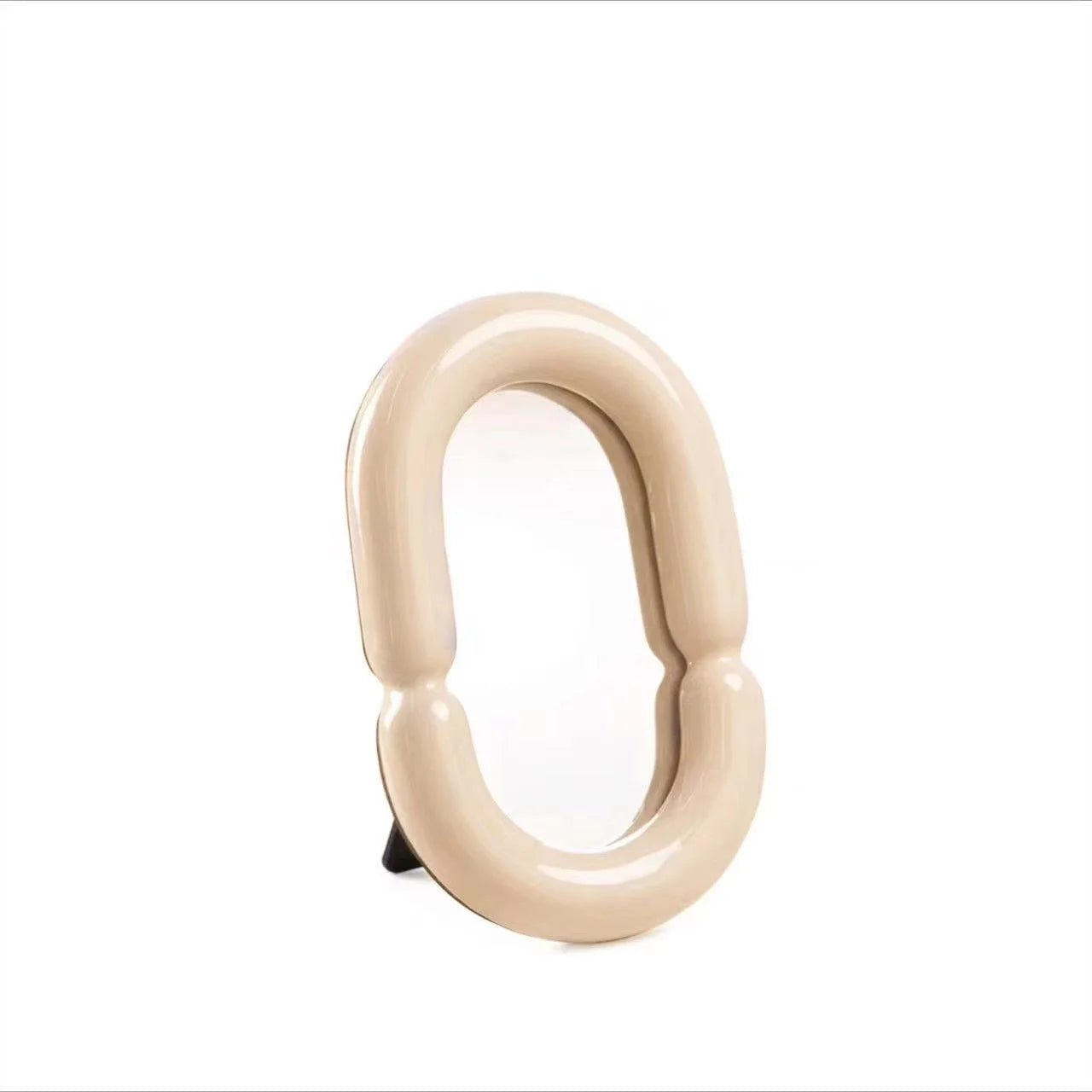 Miroir céramique vintage crème