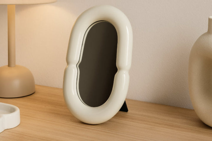 Miroir céramique vintage vase