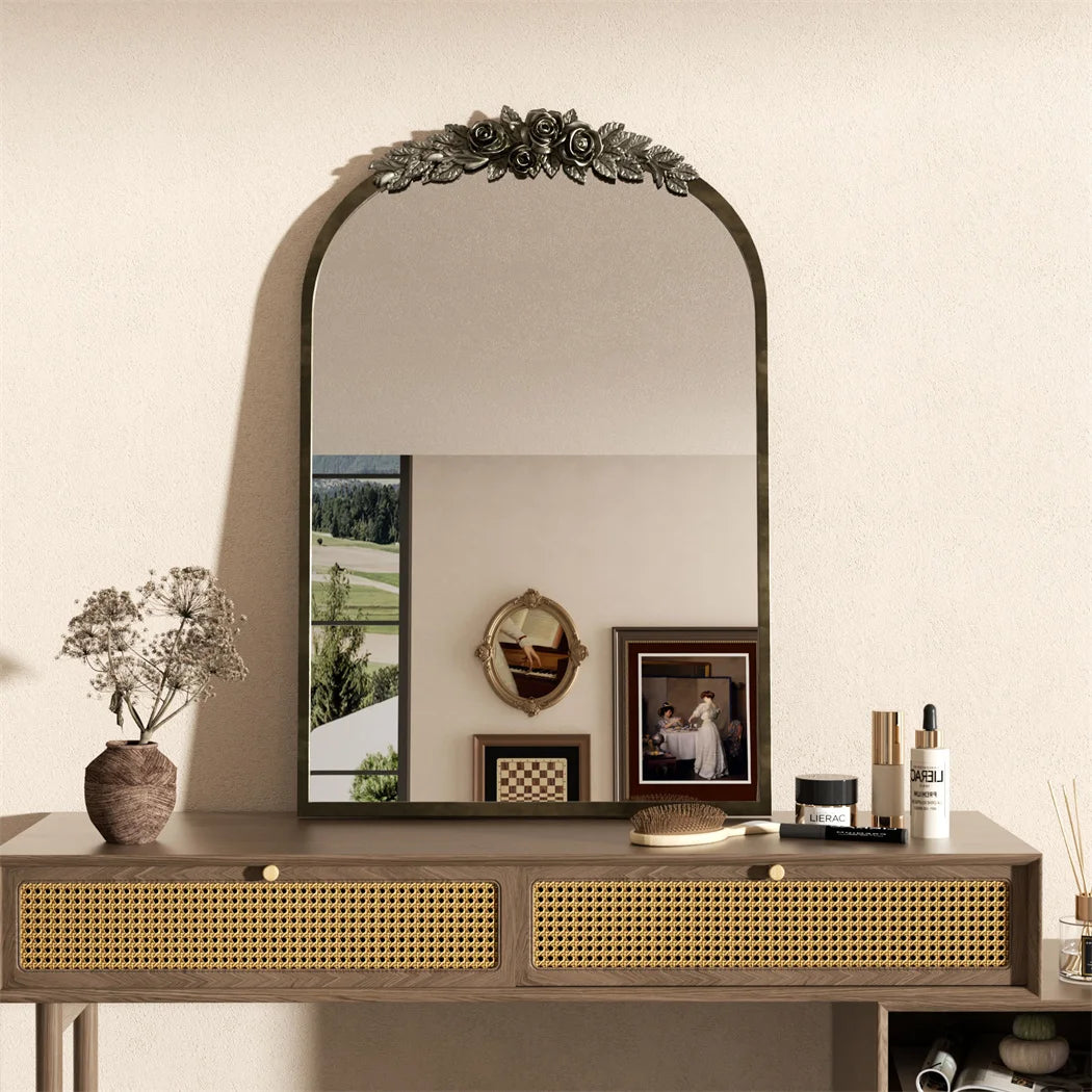 Miroir industriel vintage bureau
