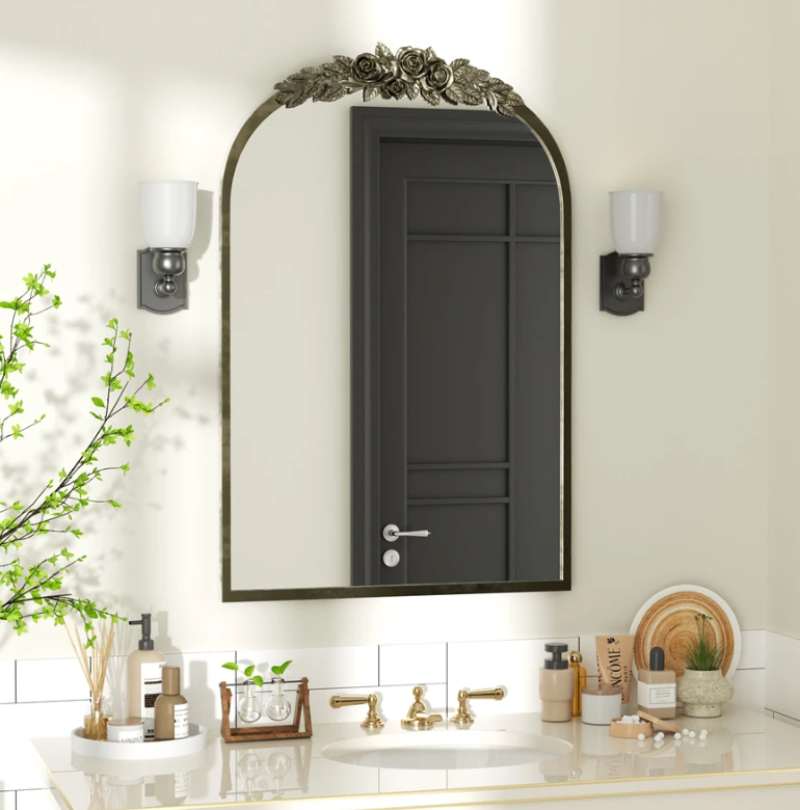 Miroir industriel vintage salle d'eau