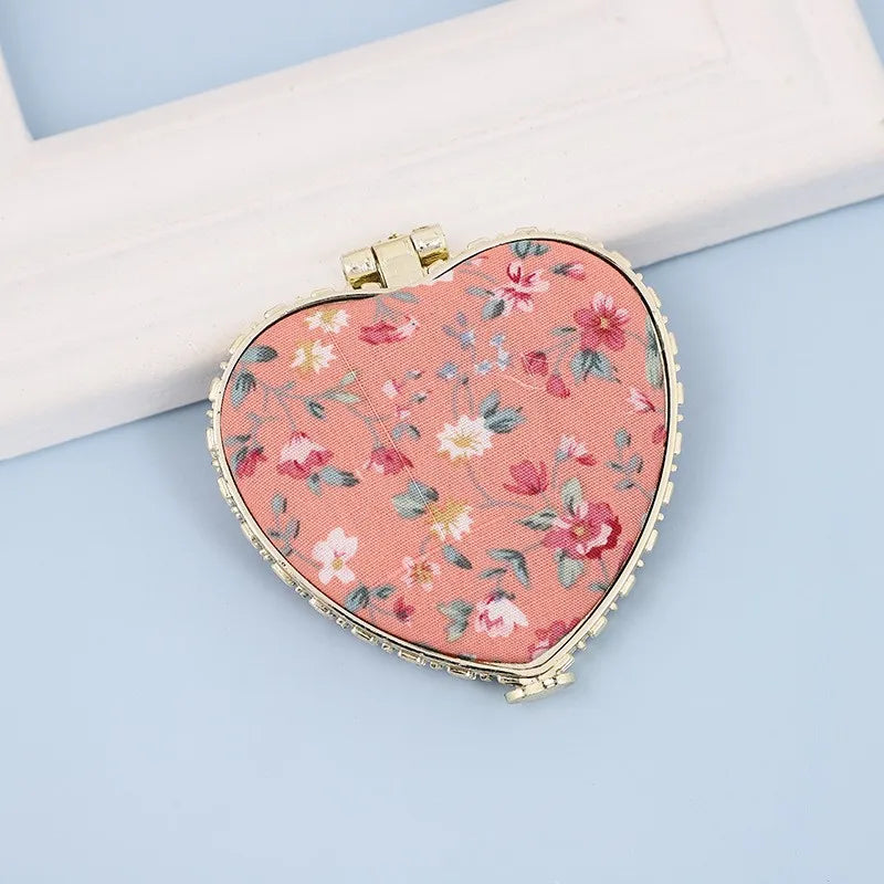 Miroir vintage année 50 love rose