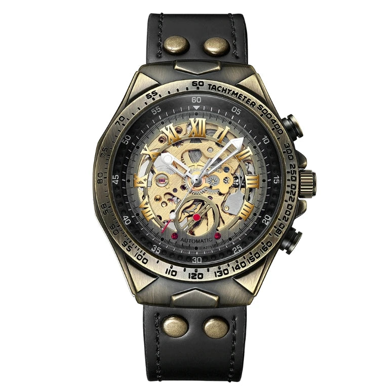 Montre automatique vintage noir