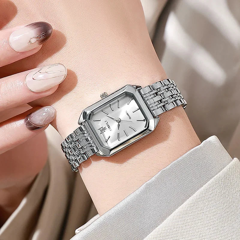 Montre femme vintage blanc