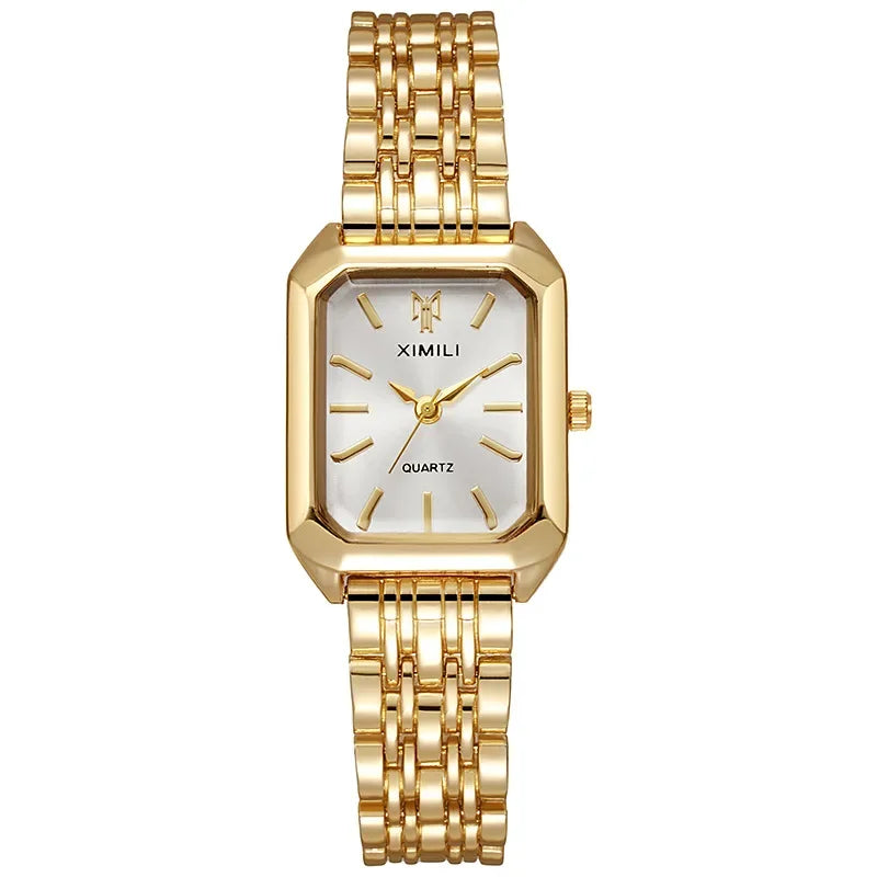 Montre femme vintage doré