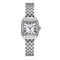 Montre femme vintage style horloge argent