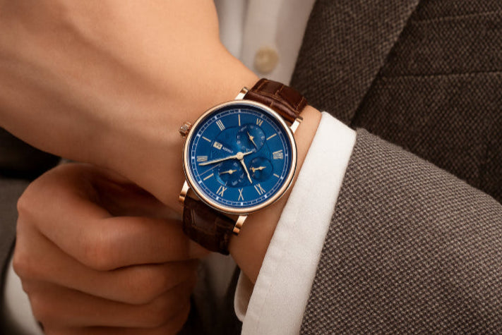 Montre vintage homme luxe costume