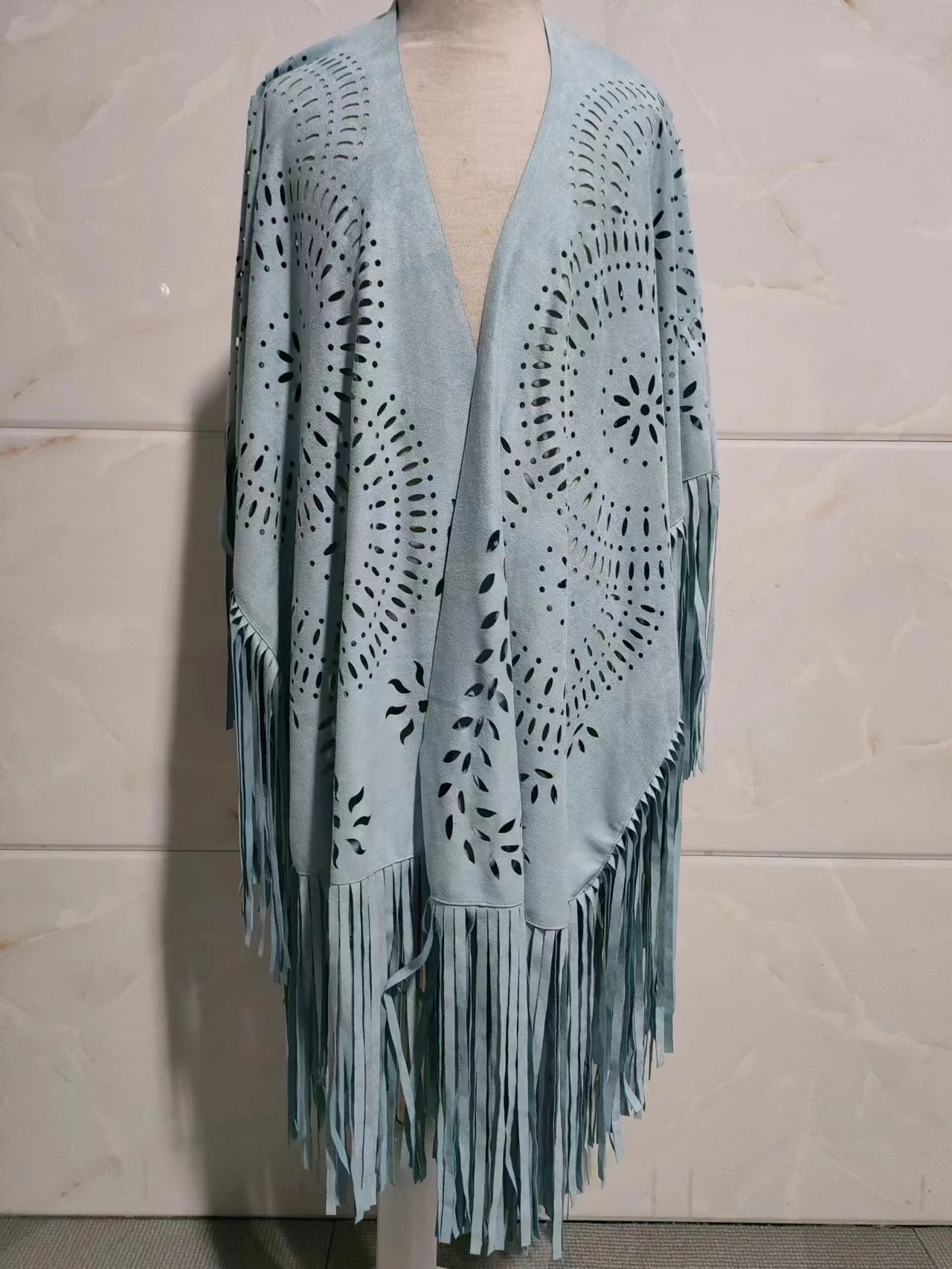 Pancho vintage gris