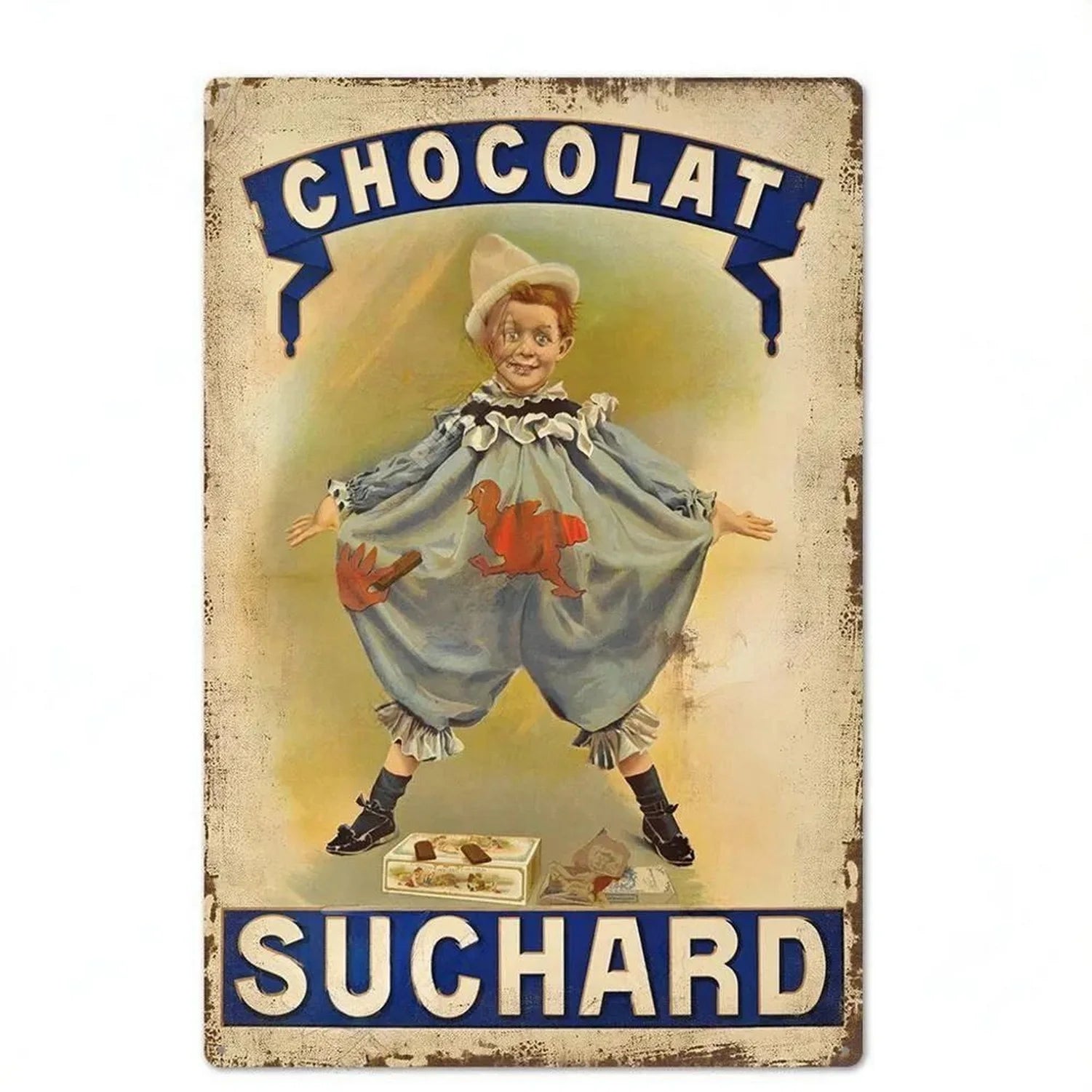 Plaque vintage cuisine enfant suchard