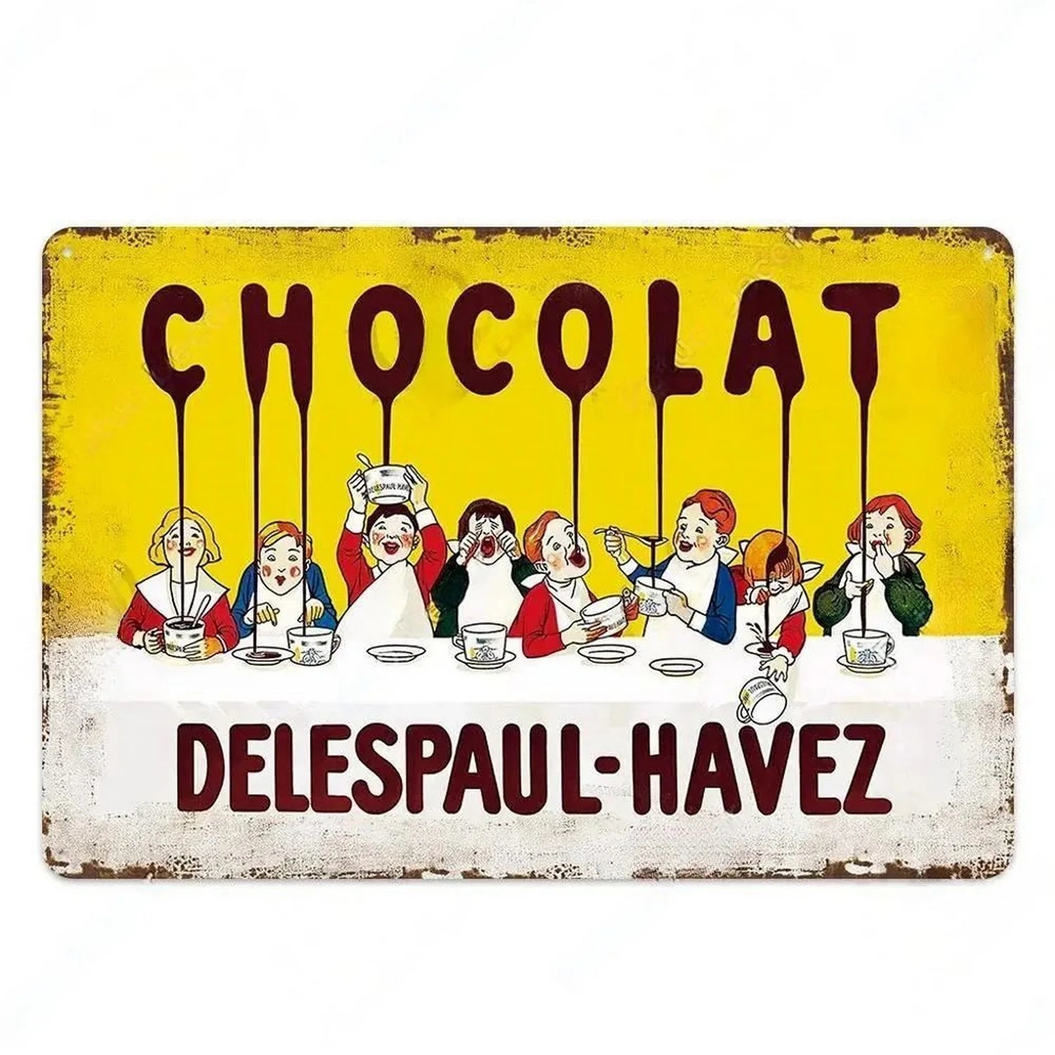 Plaque vintage cuisine havez