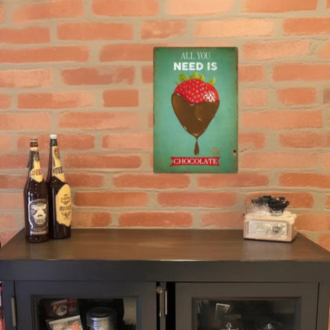 Plaque vintage cuisine mur