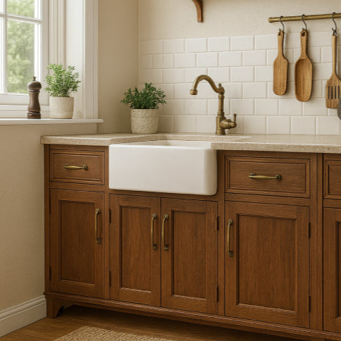 Poignées cuisine vintage année 50 lavabo