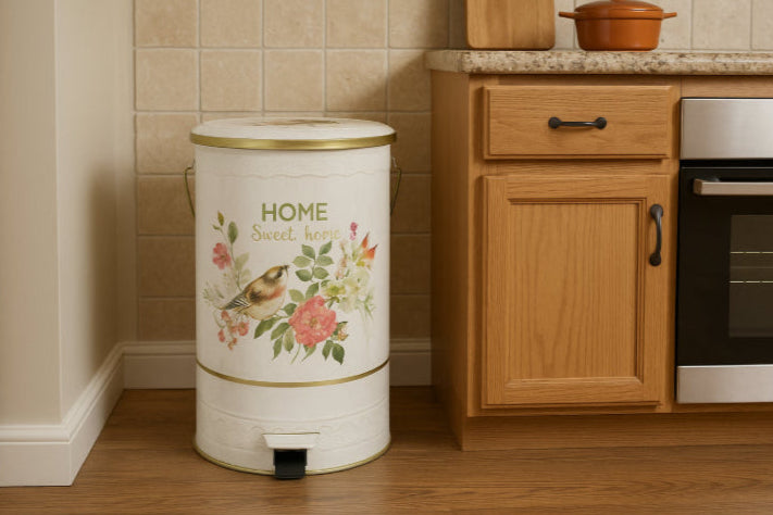 Poubelle rétro cuisine