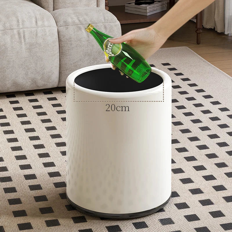 Poubelle salle de bain vintage taille