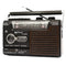 Radio cassette vintage fond blanc