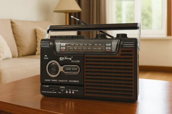 Radio cassette vintage salon