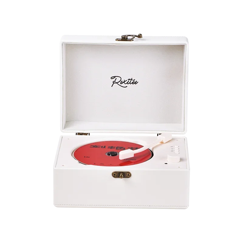 Radio cd vintage blanc