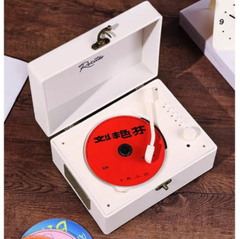 Radio cd vintage rouge