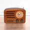 Radio classique vintage fond blanc