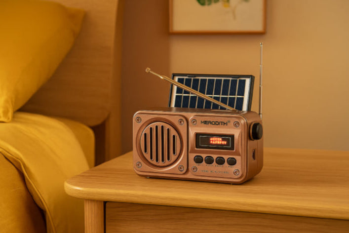 Radio haut parleur vintage table
