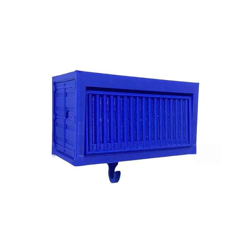 Rangement murale clé vintage bleu fermé