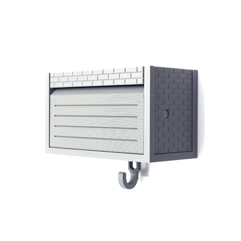 Rangement murale clé vintage gris clair