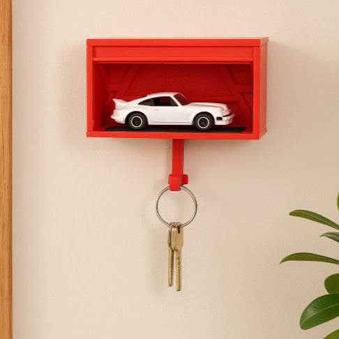 Rangement murale clé vintage plante