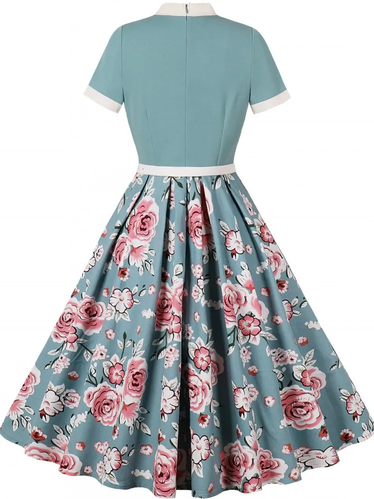 Robe américaine vintage arrière