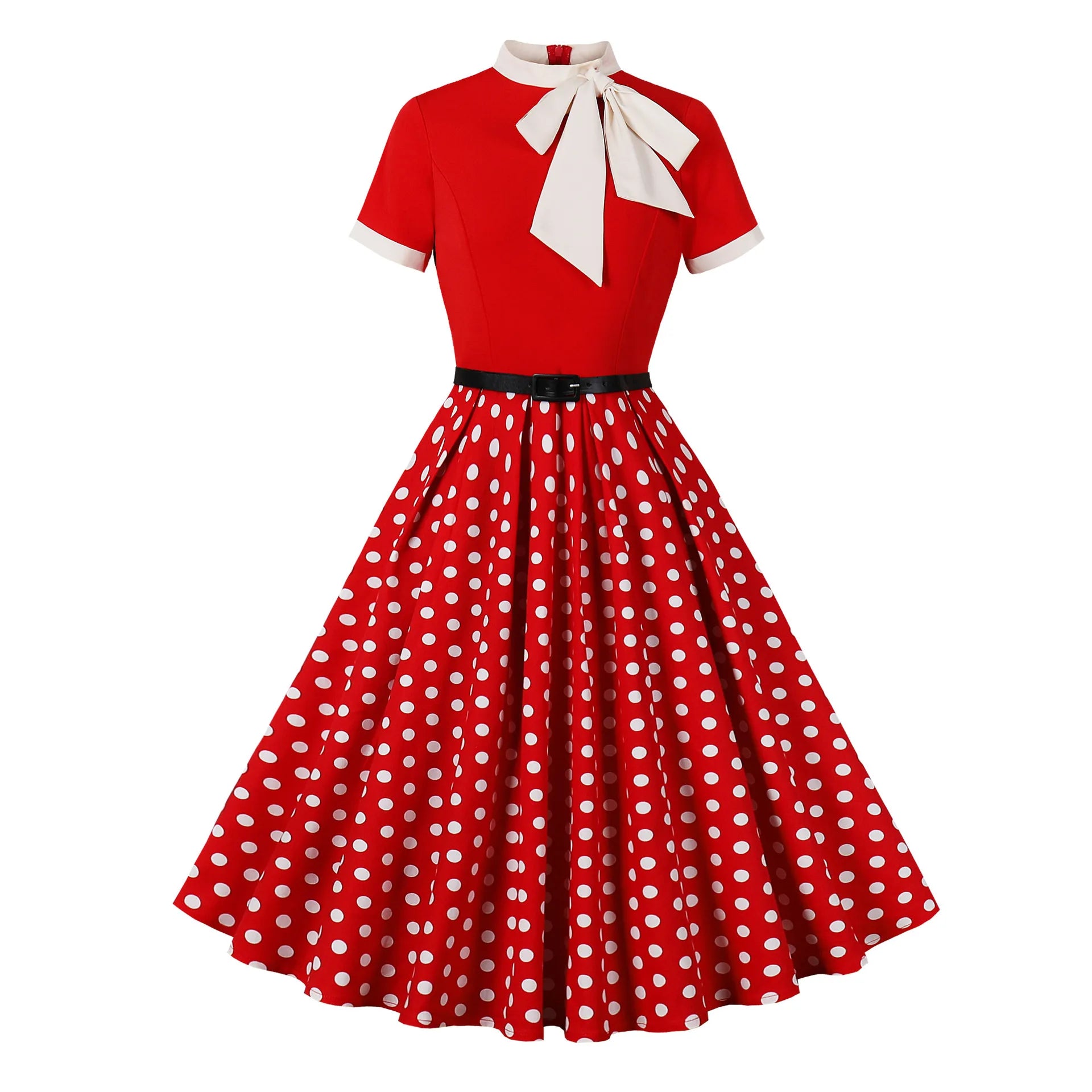 Robe américaine vintage rouge