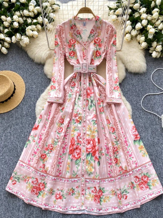 Robe année 40 longue