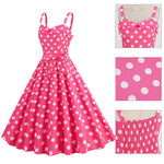 Robe année 50 pink - Vignette | StyleVintage™