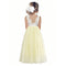 Robe d'été fille jaune dos