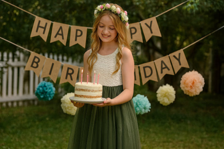 Robe d'été fille tarte